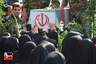 روستای نریمانی مشهد میزبان شهید گمنام شد