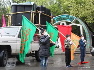 كاروان شادي شعبانيه در گلپایگان برپا شد