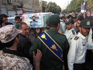 تشییع پیکر مطهر شهید &laquo;محمدرضا زارع الوانی&raquo; در همدان
