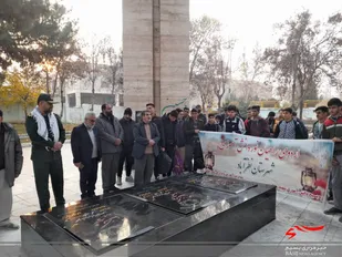 اعزام دانش آموزان به مناطق عملیاتی جنوب در شهرستان نظرآباد