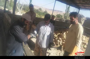 احداث پایگاه بسیج به همت جهادگران بسیجی در روستای مسجدین کبودراهنگ