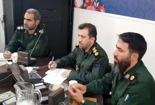 برگزاری جلسه اشراف در ناحیه مقاومت بسیج پیشوا