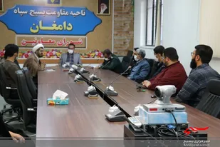 نشست قرارگاه شهید شاطری در سپاه ناحیه دامغان برگزار شد