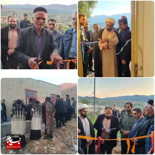 افتتاح مدرسه دوکلاسه "روستای برد بدول "  منطقه پایراه  دربخش مرکزی شهرستان اندیکا