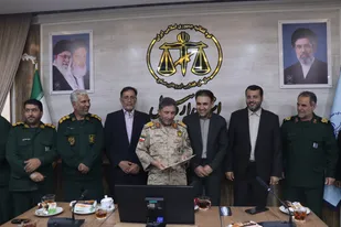 دیدار سردار محمدی اصل با معاون دادستان عمومی و انقلاب و دادستان نظامی استان اردبیل