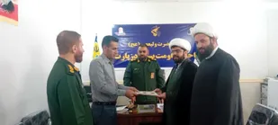 تجلیل از جهادگران عرصه قلم؛ خبرنگاران دزپارت در قاب تقدیر بسیج