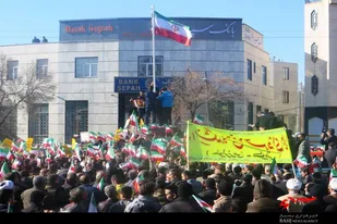 خروش مردم  انقلابی ملایر علیه هنجارشکنان و اغتشاش&zwnj;گران