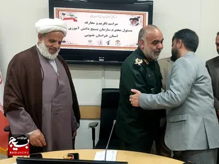 تکریم و معارفه مسئول سازمان بسیج دانش آموزی خراسان جنوبی