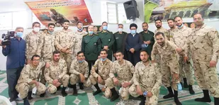مراسم روز سرباز در سپاه ناحیه برخوار برگزار شد