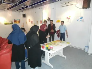 برگزاری ورک شاپ نقاشی در شاهرود