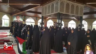 اجتماع حماسی مادران دیار نیکان در حمایت از فلسطین