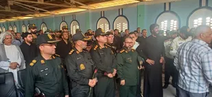 تشییع باشکوه پیکر شهید مدافع امنیت &laquo;محمدجواد عفراوی&raquo; در سوسنگرد با حضور مسئولان و سران عشایر