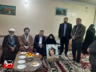 دیدار  با خانواده شهدای انقلاب در مسجد سلیمان