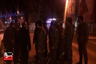 بازدید معاونین عملیات سپاه انصارالحسین (ع) همدان از گشت&zwnj;های محله محور ملایر