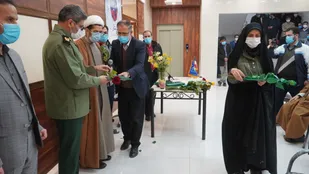 از سفیدپوشان شاغل در سپاه استان قزوین تجلیل شد