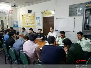 نشست مسئولین عملیات حوزه شهید رجایی برگزار شد