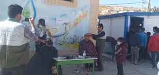 خدمت رسانی بسیجیان شهدای اصناف بجنورد به خانواده های نیازمند