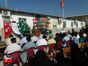 برگزاری مراسم هفته بسیج در مدرسه پسرانه آیت&zwnj;الله سیدی