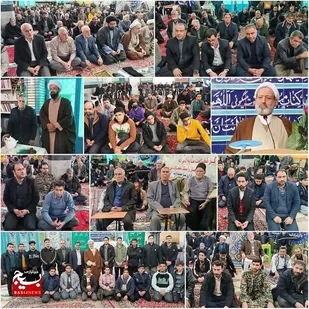 حضور در نماز عبادی سیاسی جمعه همزمان با عید غیدیر و انتخابات