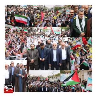 راهپیمایی با شکوه یوم الله ۱۳ آبان ماه با حضور دانش آموزان در شهرستان باغملک برگزار شد&nbsp;
