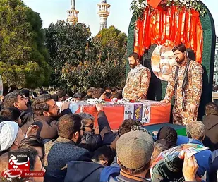 آسمانی شدن مدافع حرم و امنیت در پی جراحات اغتشاشات اخیر