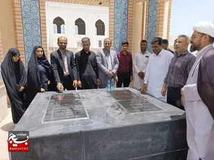 تجدید میثاق دانشگاهیان دانشگاه آزاد چابهار با شهدای گمنام در سالروز فتح خرمشهر