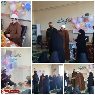 برگزاری جشن دهه فجر در دبیرستان دخترانه هاجر آقاجان