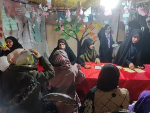 برگزاری غرفه "عفاف وحجاب "در پیاده راه حضرت ولیعصر شهر یزد