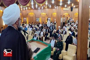 نقش دفاع مقدس در تربیت طلاب طراز انقلاب اسلامی در زاهدان برگزار شد