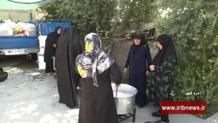 روستا&zwnj;های چم ژاب و اَرمو، سراسر بیت الحسین شدند