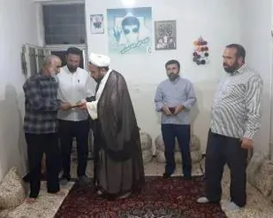 دیدار با خانواده شهیدعلی بابا احمدی در لردگان