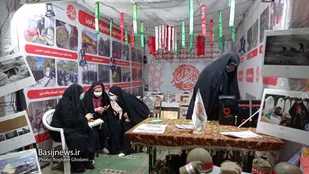 گوشه هایی از نمایشگاه طرح اسوه پایگاه های سپاه تبریز