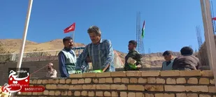 اردوی جهادی در روستای آلیکوه شهرستان اردل