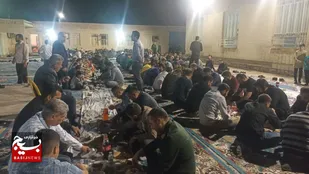 مراسم ضیافت افطاری گردان انشراح در ماه مبارک رمضان&nbsp;