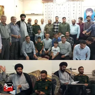 دیدار جمعی از بسیجیان با خانواده شهید غیبت&zwnj;الله عفت&zwnj;زاده به مناسبت سالروز آزادسازی خرمشهر