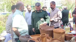 نمایش اقتدار و خلاقیت بسیجیان ایذه در &laquo;نمایشگاه اسوه&raquo;