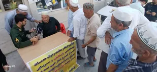 برپایی چادر سلامت در هفته انتظامی آق&zwnj;قلا
