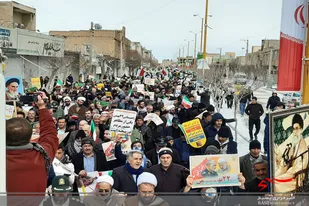 راهپیمایی یوم الله 22بهمن در فامنین