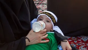 برگزاری همایش شیرخوارگان حسینی در شهرستان برخوار