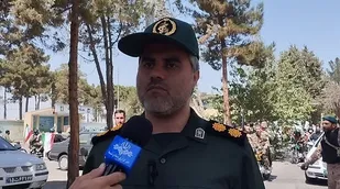 برگزاری مانور اقتدار  موتوری بسیجیان شهریار
