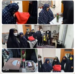 کارگروه ایثار وشهادت حوزه مقاومت بسیج 4 امام سجاد (ع) در دیدار با مادر شهید ازخاطرات آن شهید عزیز ، جویا شدند