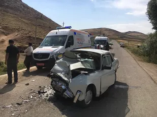 یک کشته و ۸ مصدوم در سوانح رانندگی در هشترود