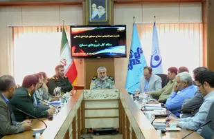 نشست هم اندیشی مدیران صدا وسیمای خراسان شمالی با سردار بادفر رئیس اداره امور بسیج در ستاد کل نیروهای مسلح کشور