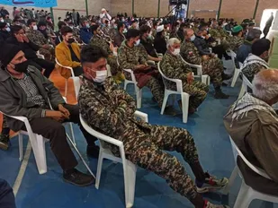 همایش اقتدار بسیجیان در شهرستان رامیان