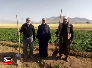 دیدار امام جمعه با کشاورزان