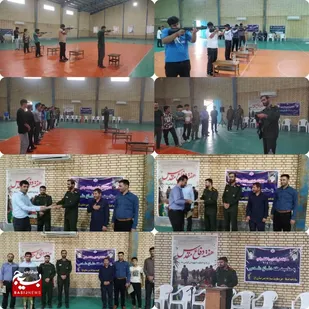 برگزاری مسابقات تیراندازی با تفنگ بادی در شهرستان اندیکا به مناسبت هفته دفاع مقدس