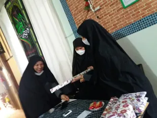 مراسم عزاداری حضرت زهرا (س)در حوزه مقاومت خدیجه الکبری (س) میبد