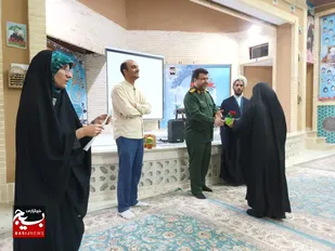 تجلیل از فعالین گردان سایبری بسیج میبد