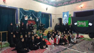 برگزاری ویژه برنامه شب یلدایی فاطمی در بیت الاحزاب روستای مبارکه