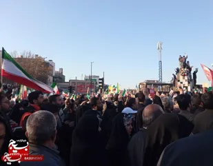 مردم بخش احمدآباد گل کاشتند